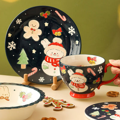 Christmas Bunny Dinnerware - HGHOM