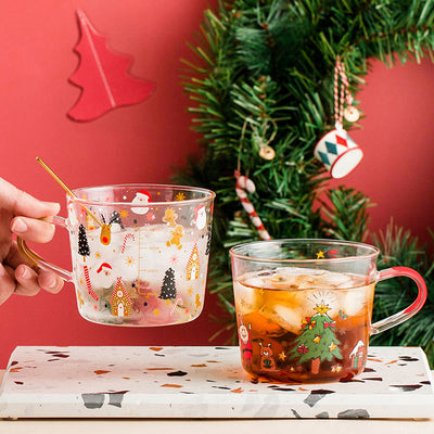 Christmas Graduated Glass Cup - HGHOM