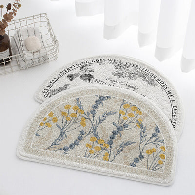 High Quality Half Round Bathroom Floor Mat-HGHOM