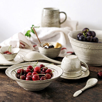 Antique Irregular Ceramic Bowl - HGHOM