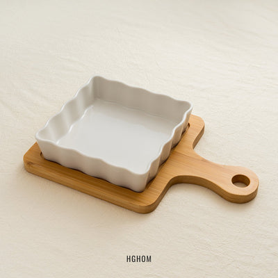 Apollo Stripe Wooden Mat Baking Pan - HGHOM