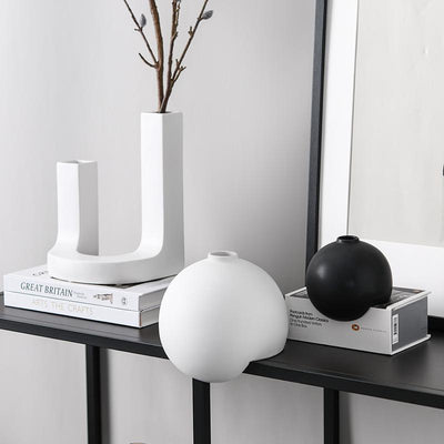 Black and White Creative Ornaments - HGHOM