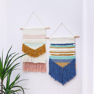 Bohemian Hand-Woven Tassel Wall Hanging - HGHOM