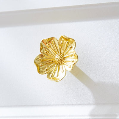 Brass Flower Handle - HGHOM