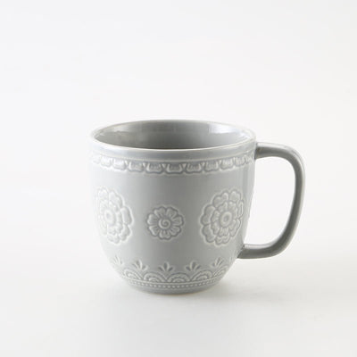 Carved Flower Mug - HGHOM