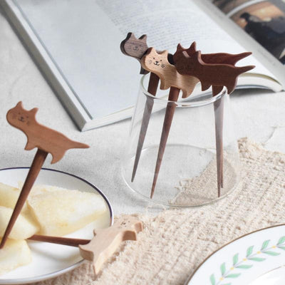 Cats Dessert Fork Six Set - HGHOM