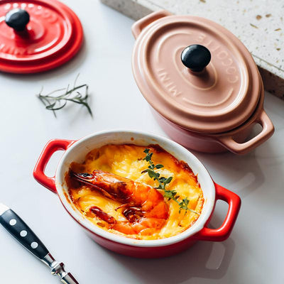 Ceramic Binaural Baking Bowl - HGHOM