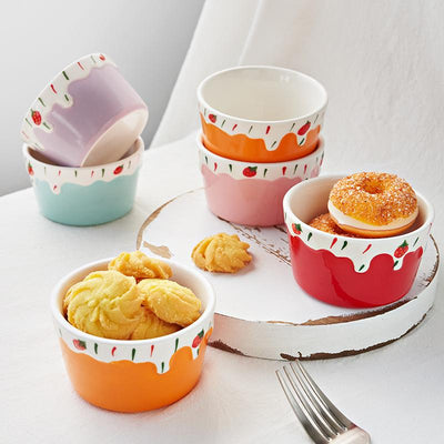 Ceramic Cake Baking Bowl - HGHOM