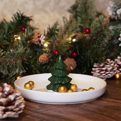 Christmas Ceramic Jewelry Tray - HGHOM