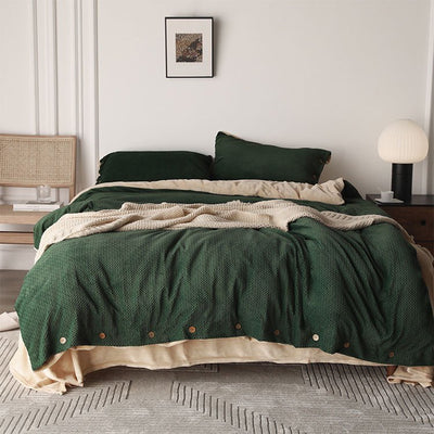 CHRISTMAS WARM MILK SILK BEDDING SET - HGHOM