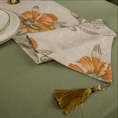 Cotton Linen Table Runner - HGHOM