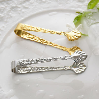 Embossed Rose Sugar Tongs - HGHOM