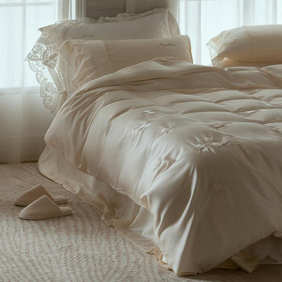 EMBROIDERY TENCEL BEDDING SET - HGHOM