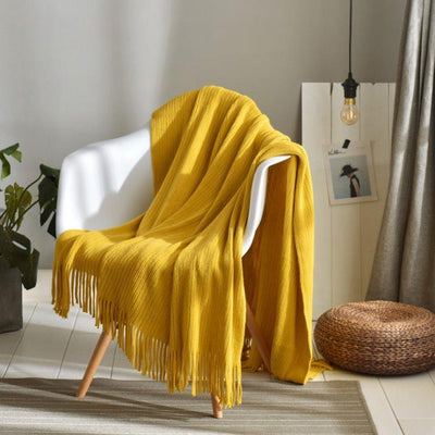 "Eunice" Tassel Blanket - HGHOM