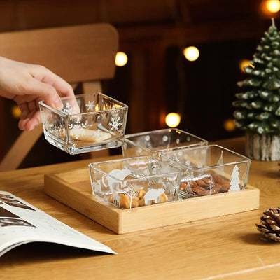 GLASS NUT SERVING TRAY - HGHOM