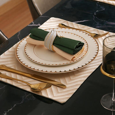 Gold Lace Pattern Cutlery Set - HGHOM