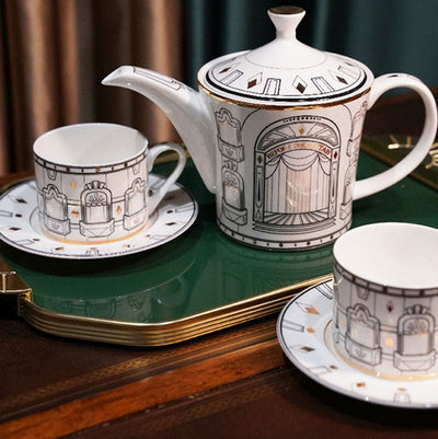 Grand Theatre Classical Bone China Afternoon Tea Set - HGHOM