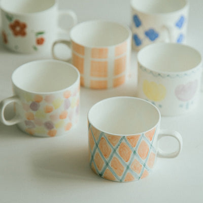 Hand-painted Bone China Mug - HGHOM