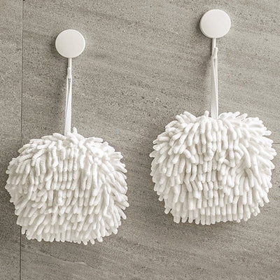 Hanging Hand Towel - Chenille Ball - HGHOM