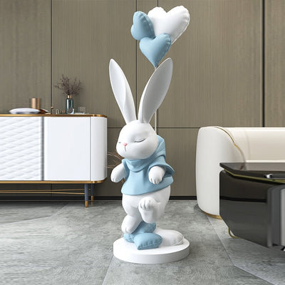 Jumping Rabbit Floor Ornament - HGHOM