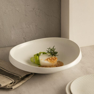 MATTE CERAMIC SOUP PLATE - HGHOM