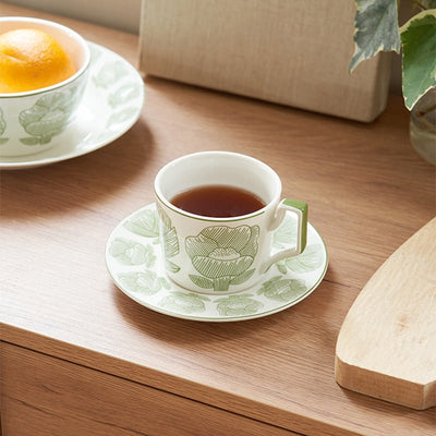 Pastoral Coffee Cup & Saucer - HGHOM