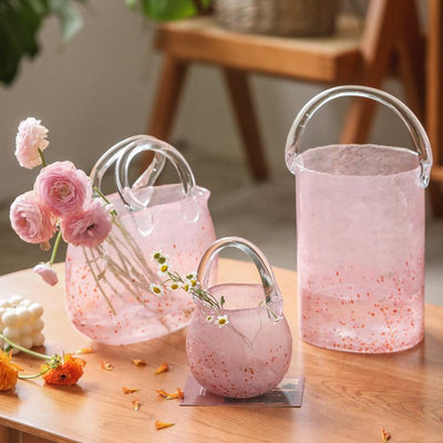 Pink Wave Point Vase - HGHOM