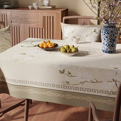 Plant Print Tablecloth - HGHOM