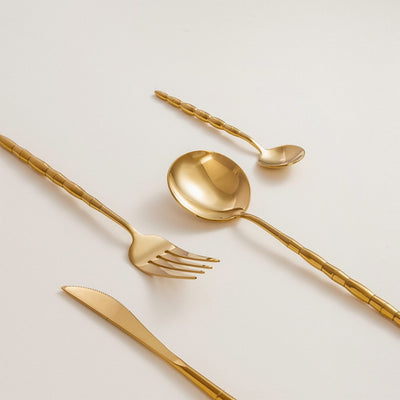 Portugal Bamboo Joint Flatware Set - HGHOM