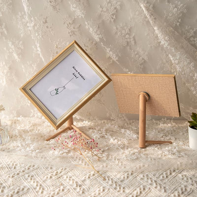 Rotatable Log Photo Frame - HGHOM