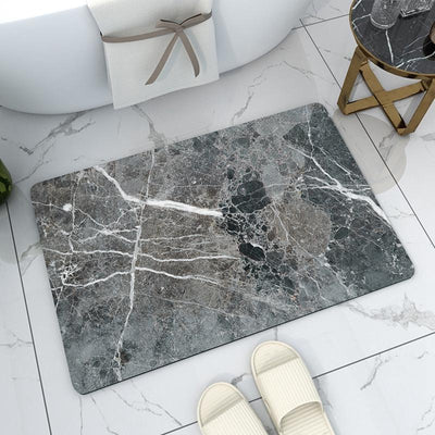 Slate Texture Bathroom Mat - HGHOM