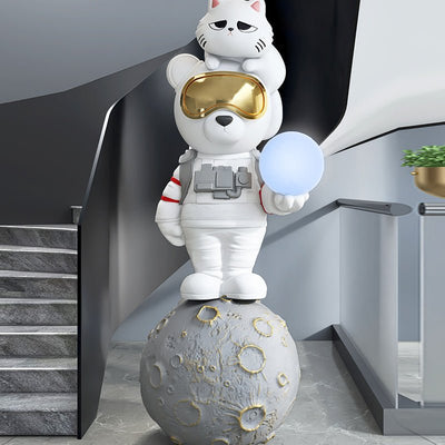 Space Bear Floor Lamp Ornament - HGHOM