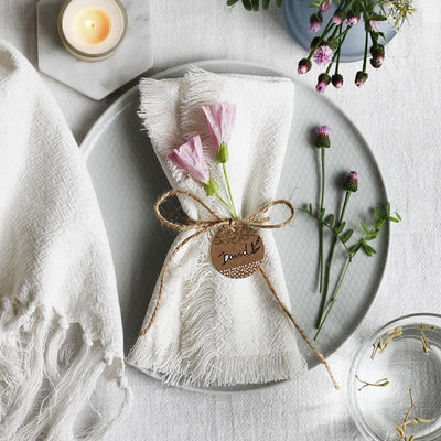 Tassel Cloth Napkins - HGHOM