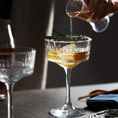 Wide Mouth Martini Champagne Stemware - HGHOM