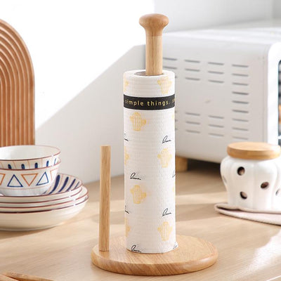 Wood Kitchen Roll Holder - HGHOM