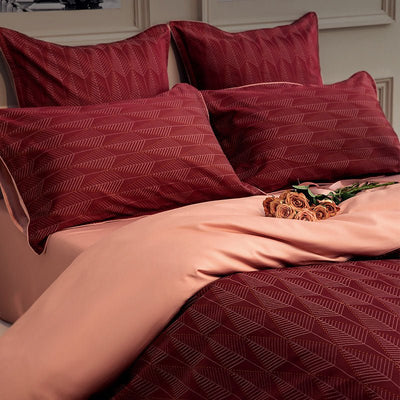 WOVEN JACQUARD BEDDING SET - HGHOM