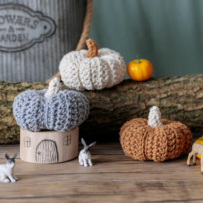 Woven pumpkin ornaments - HGHOM